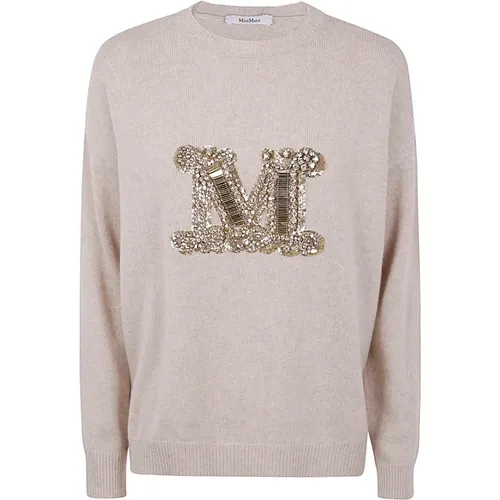 Deer Sweater , female, Sizes: M - Max Mara - Modalova