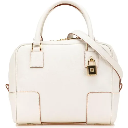 Pre-owned Handbags, female, , Size: ONE SIZE Pre-owned Puzzle Small Leather Satchel - Loewe Pre-owned - Modalova