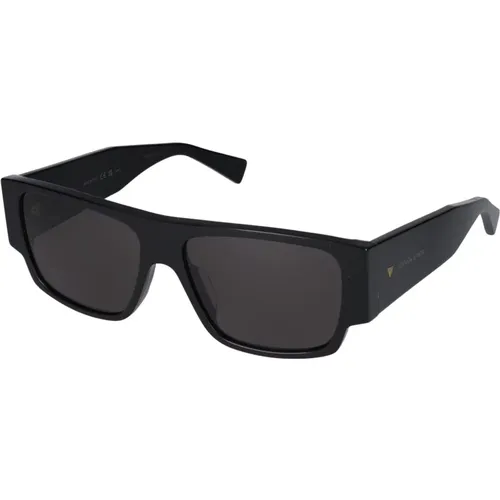 Stilvolle Sonnenbrille BV1286S,Havana Sonnenbrille Bv1286S 002,Schwarze Sonnenbrille mit Originalzubehör,Stylische Sonnenbrille BV1286S,Sunglasses - Bottega Veneta - Modalova