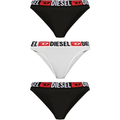 Bottoms, female, , Size: S Three-pack of briefs `Ufpn-Panties-Td-Threepack` - Diesel - Modalova