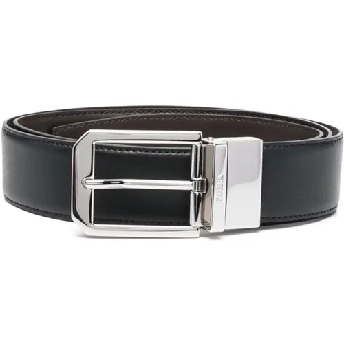 Belts, male, , Size: 100 CM Stylish NTM Belt for Men - Ermenegildo Zegna - Modalova