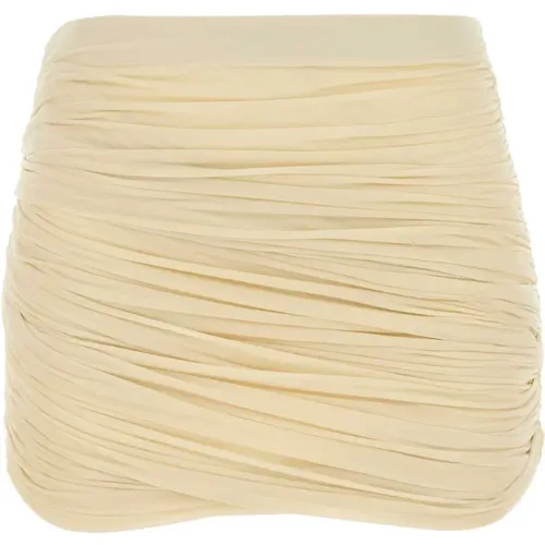 Short Skirts, female, , Size: XS Cupro Wrap Mini Skirt - Magda Butrym - Modalova