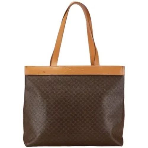 Pre-owned Tote Bags, female, , Size: ONE SIZE Pre-owned Leather celine-bags - Celine Vintage - Modalova