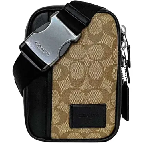 Pre-owned Cross Body Bags, male, , Size: ONE SIZE Pre-owned Canvas shoulder-bags - Coach Pre-owned - Modalova