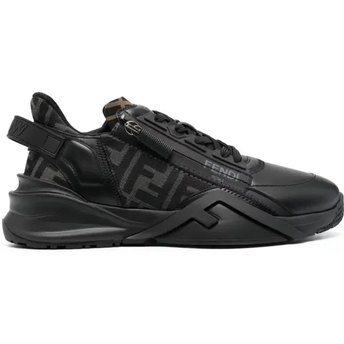 Flat shoes , male, Sizes: 10 UK - Fendi - Modalova