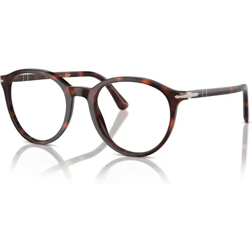 Glasses, female, , Size: 52 MM Havana Eyewear Frames - Persol - Modalova