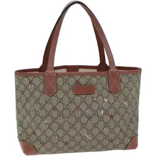 Pre-owned Tote Bags, female, , Size: ONE SIZE Pre-owned Leather totes - Gucci Vintage - Modalova