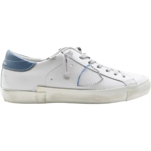 Low Top Sneakers with Embroidery Detail , male, Sizes: 7 UK - Philippe Model - Modalova