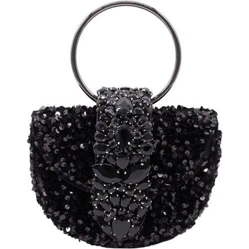 Moon Clutch Bag , female, Sizes: ONE SIZE - Alma en Pena - Modalova