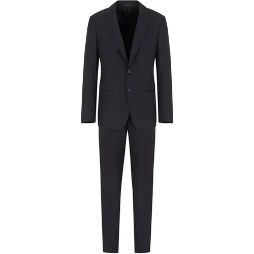 Single Breasted Suits, male, , Size: 4XL Soho - Giorgio Armani - Modalova