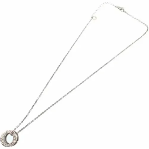 Pre-owned Jewellery, female, , Size: ONE SIZE Pre-owned White Gold necklaces - Bvlgari Vintage - Modalova