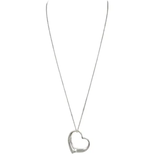 Pre-owned Jewellery, female, , Size: ONE SIZE Pre-owned Silver necklaces - Tiffany & Co. Pre-owned - Modalova