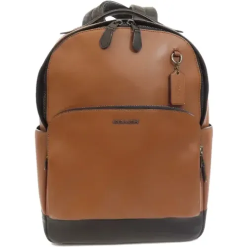 Pre-owned Backpacks, female, , Size: ONE SIZE Pre-owned Leather backpacks - Coach Pre-owned - Modalova