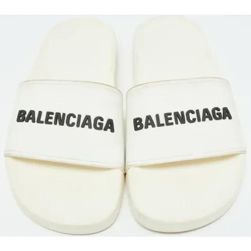 Pre-owned Rubber sandals , female, Sizes: 4 UK - Balenciaga Vintage - Modalova