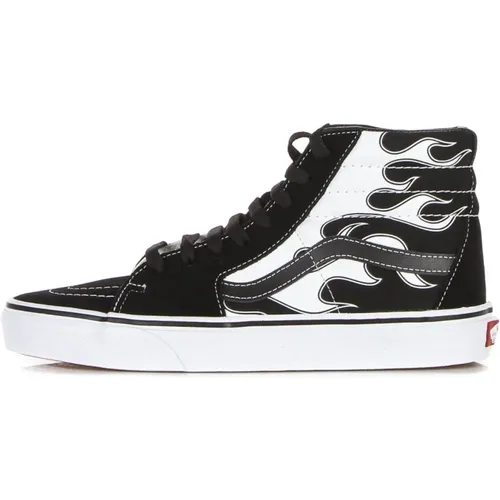 Sneakers, male, , Size: 12 US Flame Print High Top Sneaker - Vans - Modalova