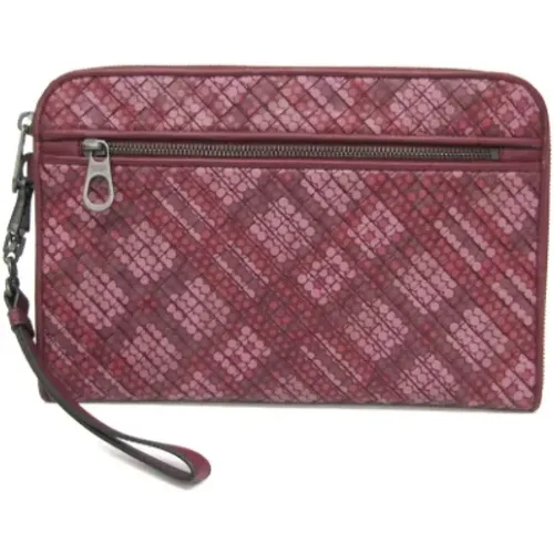 Pre-owned Clutches, female, , Size: ONE SIZE Pre-owned Leather clutches - Bottega Veneta Vintage - Modalova