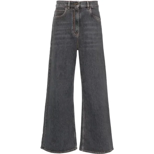 Denim Jeans in Grau , Damen, Größe: W26 - ETRO - Modalova