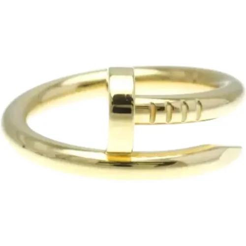 Pre-owned Jewellery, female, , Size: ONE SIZE Pre-owned Gold rings - Cartier Vintage - Modalova