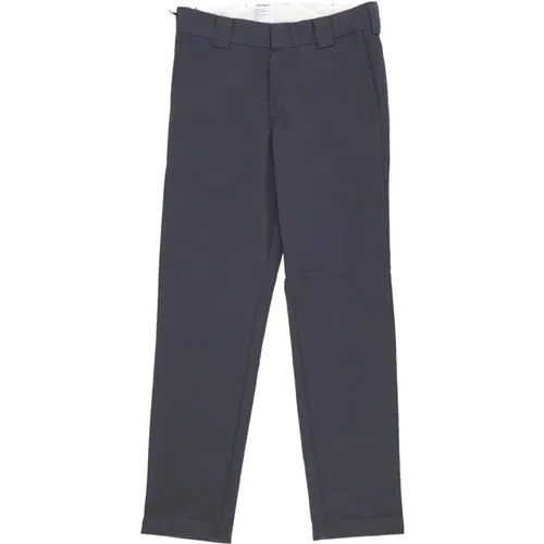 Chinos, male, , Size: W31 L32 Classic Workwear Inspired Denison Twill Trousers - Carhartt WIP - Modalova