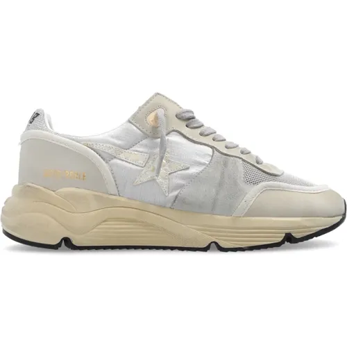 ‘Running’ lace-up sneakers , female, Sizes: 4 UK, 7 UK, 5 UK, 6 UK, 8 UK - Golden Goose - Modalova
