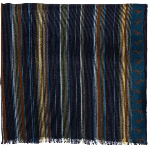 Scarves, male, , Size: ONE SIZE Scarf with stripe pattern - Paul Smith - Modalova