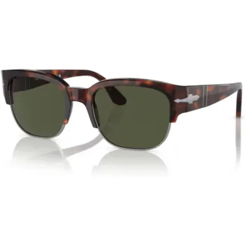 Sunglasses, unisex, , Size: ONE SIZE Classic Sunglasses with Black Frame - Persol - Modalova