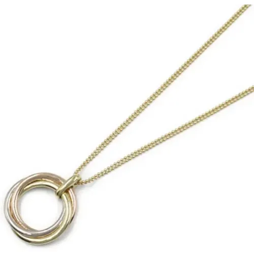 Pre-owned Jewellery, female, , Size: ONE SIZE Pre-owned Metal necklaces - Cartier Vintage - Modalova