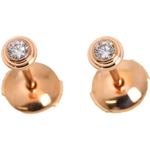 Pre-owned Rose Gold earrings , female, Sizes: ONE SIZE - Cartier Vintage - Modalova