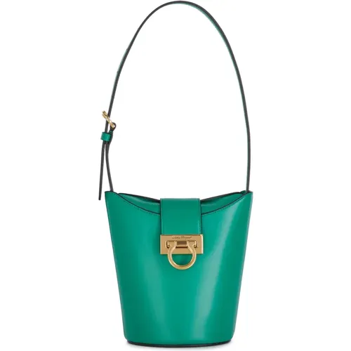 Bucket Bags , female, Sizes: ONE SIZE - Salvatore Ferragamo - Modalova