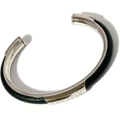 Pre-owned Jewellery, female, , Size: ONE SIZE Pre-owned Leather bracelets - Bvlgari Vintage - Modalova