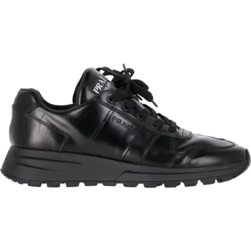 Pre-owned Sneakers, male, , Size: 7 1/2 US Pre-owned Leather sneakers - Prada Vintage - Modalova