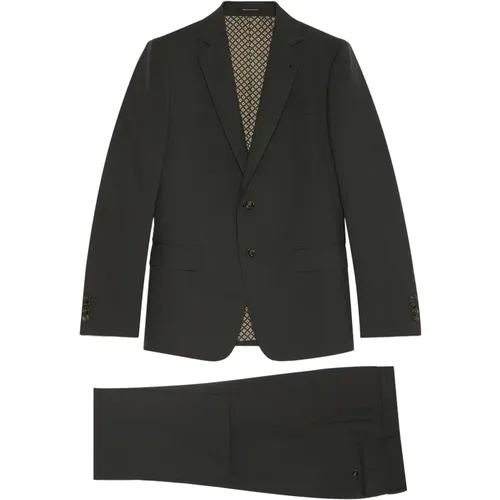 Single Breasted Suits, male, , Size: L Traditional Suit Tailoring - Gucci - Modalova