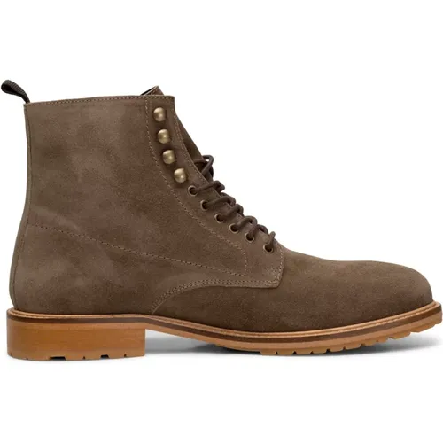 Moderne Schnürstiefel aus Wildleder , Herren, Größe: 44 EU - Shoe the Bear - Modalova