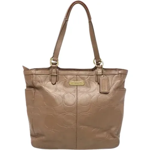 Pre-owned Tote Bags, female, , Size: ONE SIZE Pre-owned Leather totes - Coach Pre-owned - Modalova