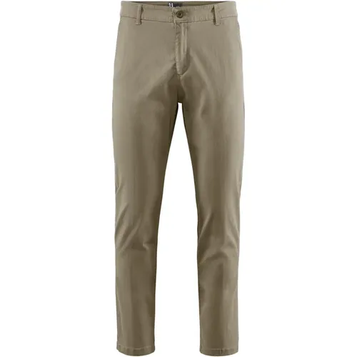 Chinos, male, , Size: W29 Stretch Cotton Gabardine Chino Pants - BomBoogie - Modalova