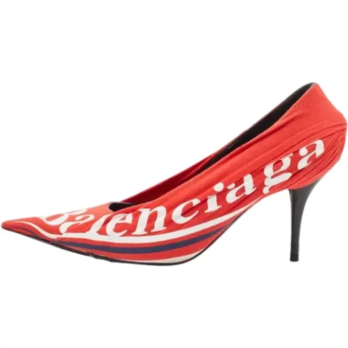 Pre-owned Fabric heels , female, Sizes: 7 UK - Balenciaga Vintage - Modalova