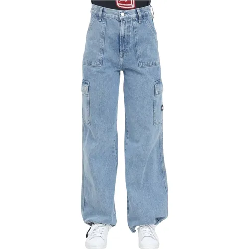 Claire Loose High-Waisted Streetwear Jeans , Damen, Größe: W25 - Tommy Jeans - Modalova