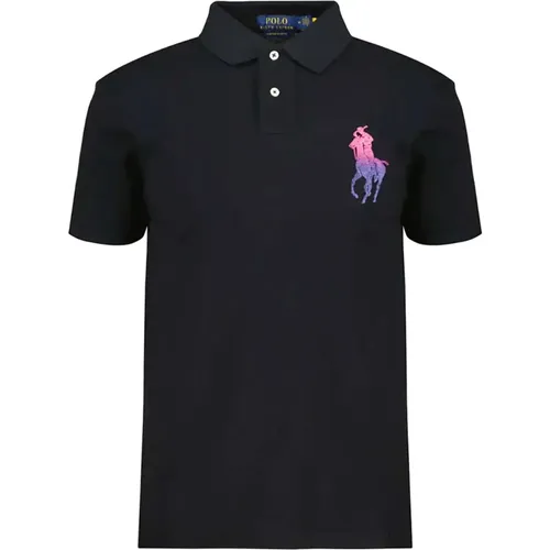 Polo Shirts, male, , Size: L Cotton Polo Shirt Regular Fit - Polo Ralph Lauren - Modalova