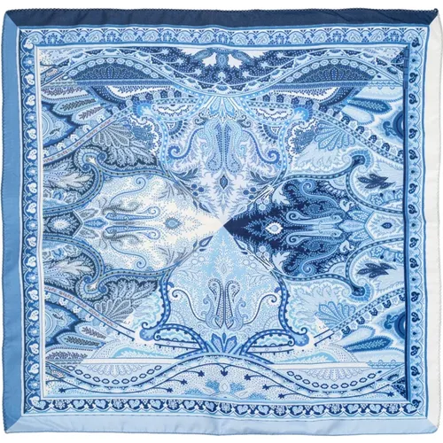 Pocket Scarves, male, , Size: ONE SIZE Silk pocket square - ETRO - Modalova