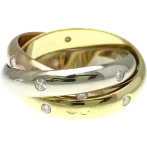 Pre-owned Gold rings , female, Sizes: ONE SIZE - Cartier Vintage - Modalova