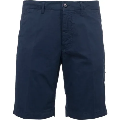 Blaue Baumwoll-Bermuda-Shorts,Baumwoll Bermuda Shorts - Aspesi - Modalova