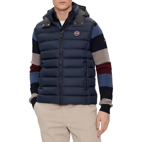 Herren Steppjacke mit Abnehmbarer Kapuze - Colmar - Modalova