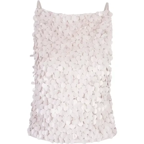 Sleeveless Tops, female, , Size: S Top with Polyamide and Elastane - P.a.r.o.s.h. - Modalova