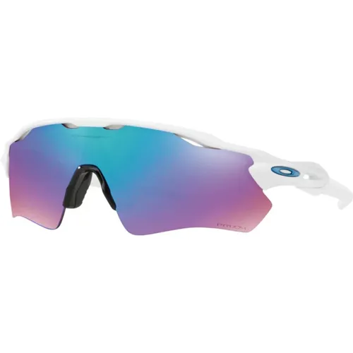 Sunglasses, male, , Size: 38 MM Radar EV Path Sunglasses - Polished /Prizm Snow - Oakley - Modalova