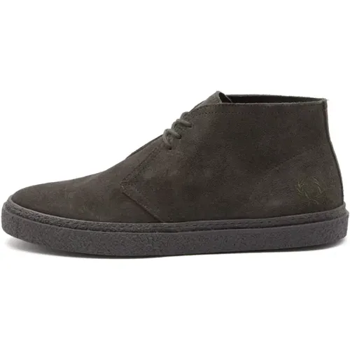 Ankle Boots, male, , Size: 11 US Suede Ankle Boot - Fred Perry - Modalova