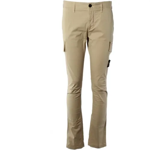 Chinos, male, , Size: W33 Skinny Pants for Men - Stone Island - Modalova