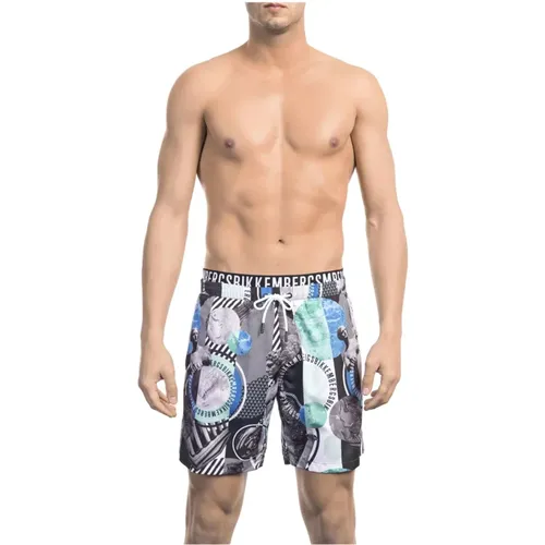 Colorful Swim Shorts , male, Sizes: S, XL, L, 2XL, M - Bikkembergs - Modalova