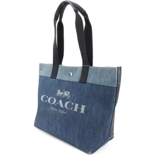 Pre-owned Tote Bags, female, , Size: ONE SIZE Pre-owned Denim totes - Coach Pre-owned - Modalova