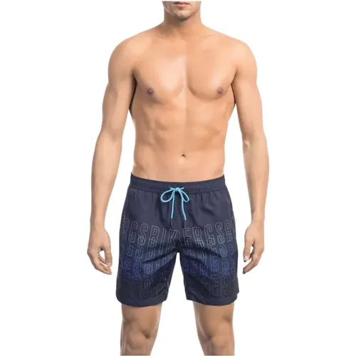 Beachwear, male, , Size: XL - Bkk1Mbm02 - Bikkembergs - Modalova