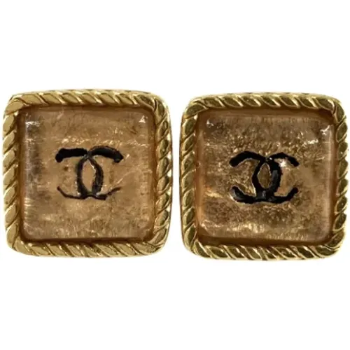 Pre-owned Jewellery, female, , Size: ONE SIZE Pre-owned Metal earrings - Chanel Vintage - Modalova